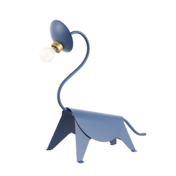 Bradley 16" Modern Industrial Iron Brachiosaurus LED Kids' Lamp - JONATHAN Y